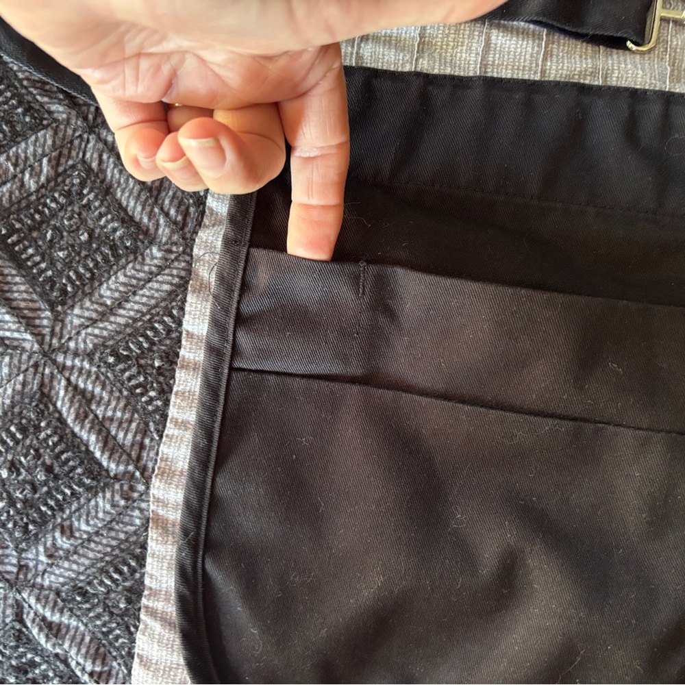 Black Server Waist Apron - Picture 4 of 7